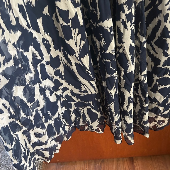 BCBG floral halter ballgown - Picture 2 of 3